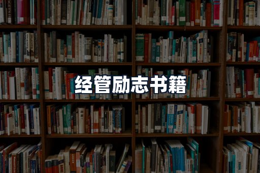经管励志书籍